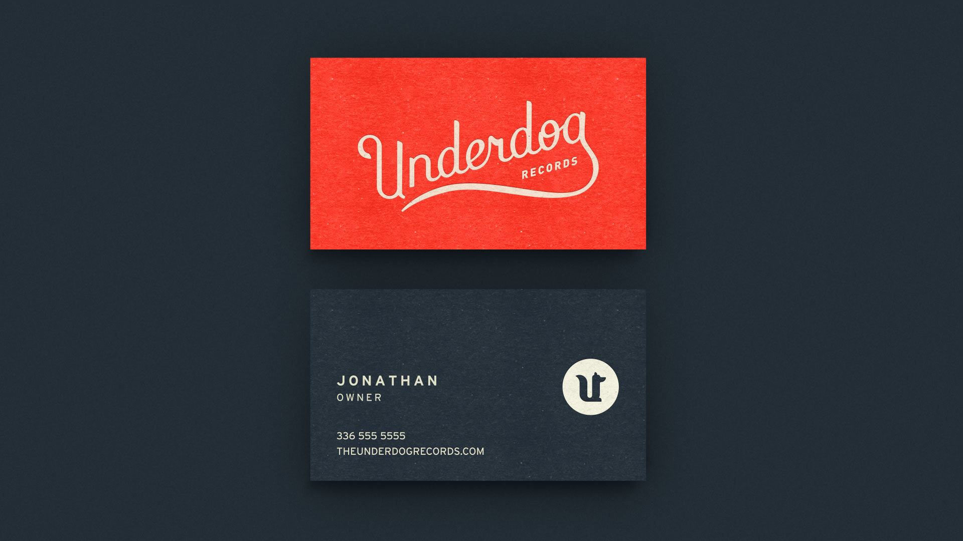 Underdog Business Card