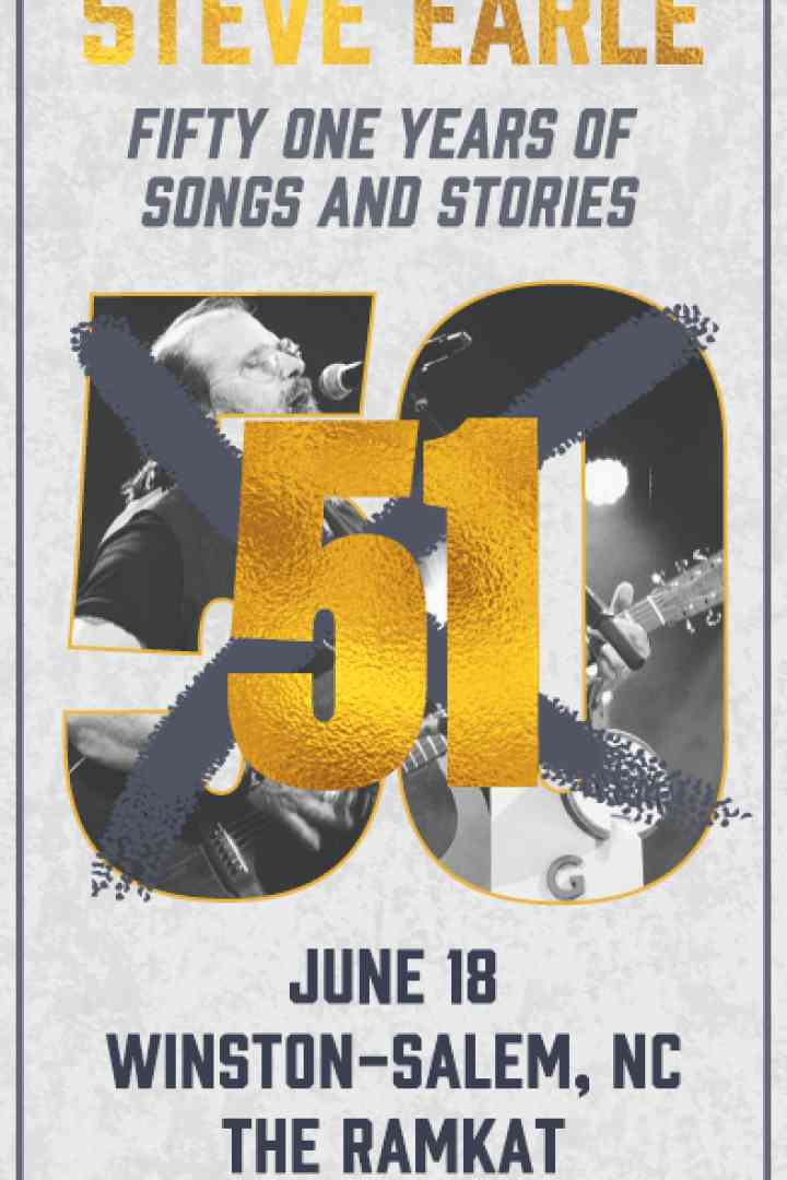 An Evening with Steve Earle: 51 Years of Songs & Stories