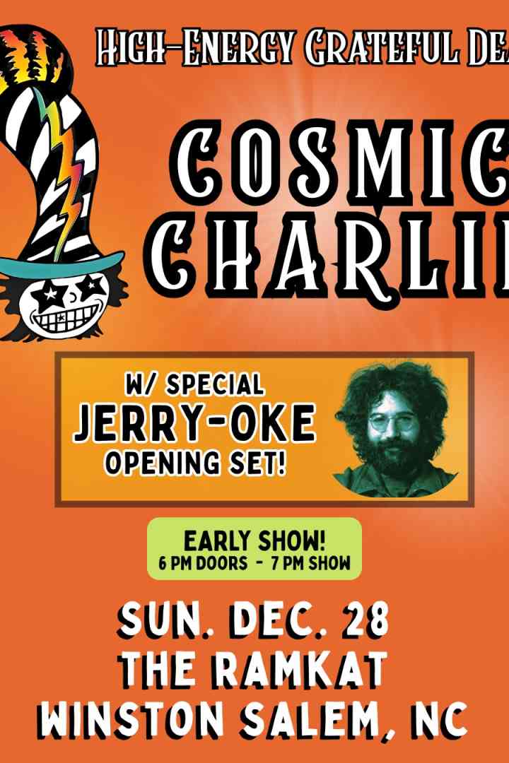 An Evening with Cosmic Charlie w/ special JERRY-OKE opening set!
